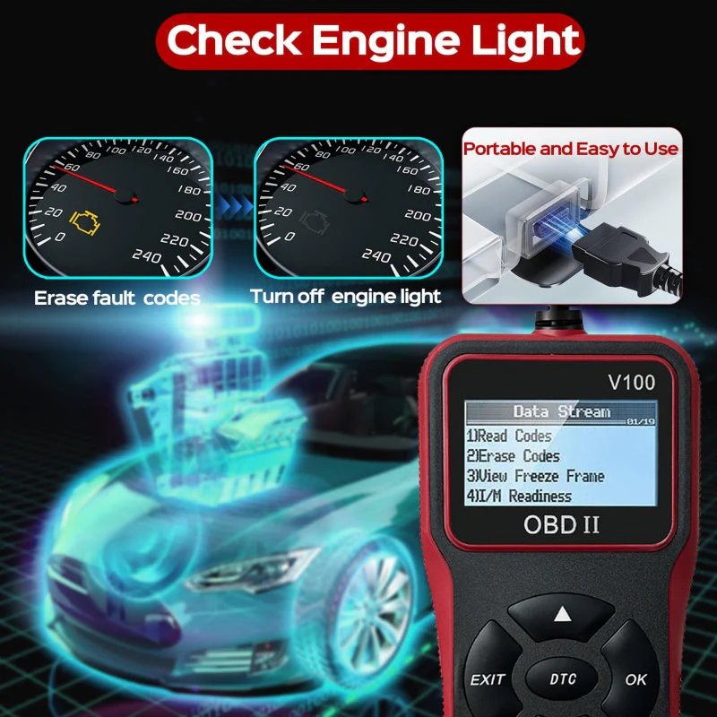 📢📢60% de réduction !! ⏰ Version 2026 Dernière Mise à Jour 🆙 | Lecteur de Codes Défaut Moteur Automobile Multifonction 🔧 - Image 4