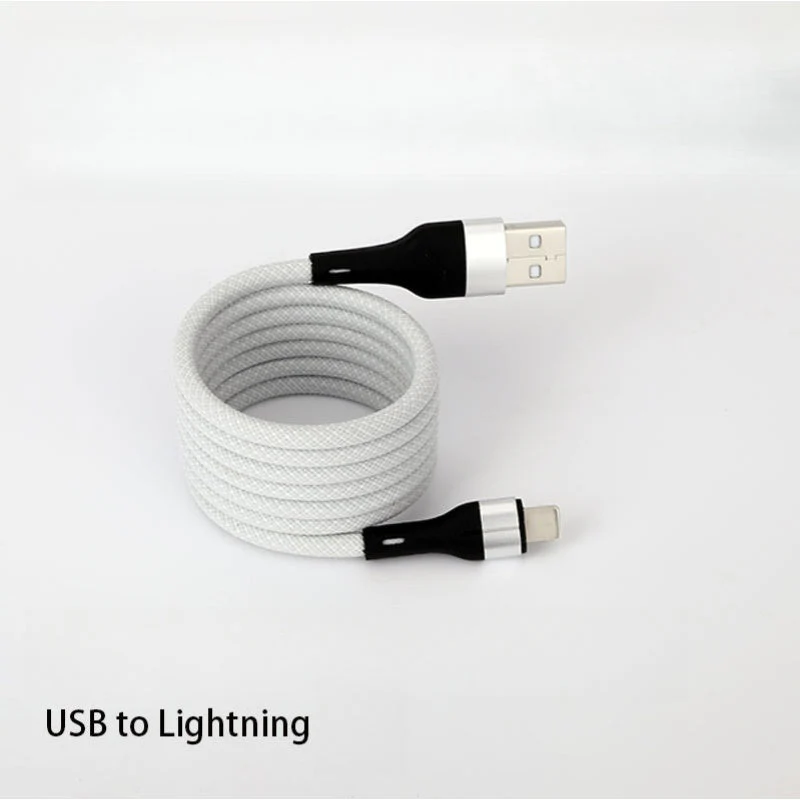 ⏳ Acheter 1 obtenir 1 gratuit ⏰ Câble de charge tressé magnétique à charge rapide multi-compatibilité - Image 11