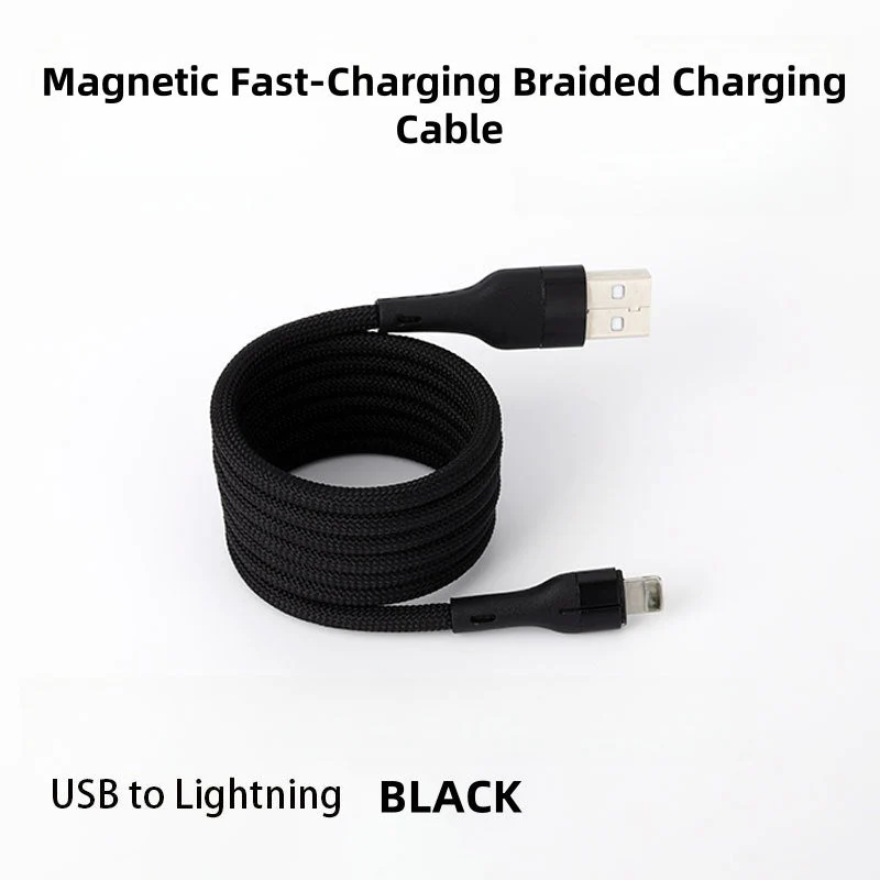 ⏳ Acheter 1 obtenir 1 gratuit ⏰ Câble de charge tressé magnétique à charge rapide multi-compatibilité - Image 6