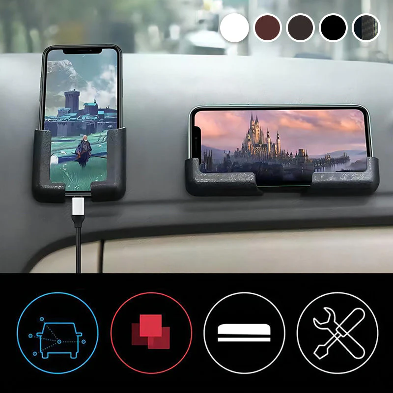 Support adhésif multifonctionnel pour téléphone portable dans la voiture