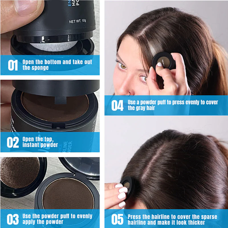 📢📢50 % de réduction !! ⏰Poudre multifonctionnelle instantanée pour dissimuler les racines - Image 6