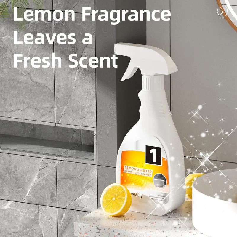 ✨Achetez 3 pour une durée limitée obtenez 2 gratuit✨Spray de nettoyage de salle de bain multifonctionnel anti-tache parfumé de citron - Image 3