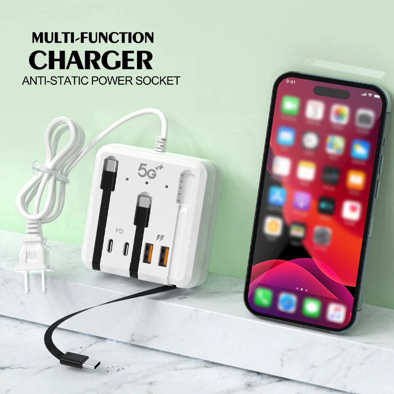 📢📢60% DE RÉDUCTION ! ✨Station de recharge USB multiport