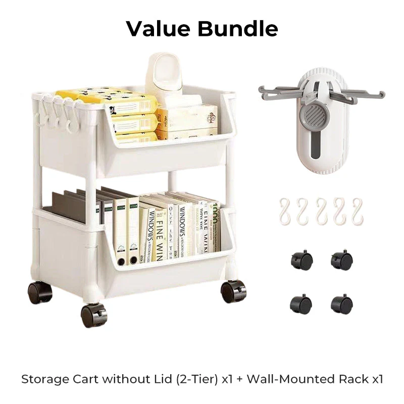 📢📢50 % de réduction !!⏰Chariot de rangement à roulettes à plusieurs niveaux pour espaces étroits - Image 22
