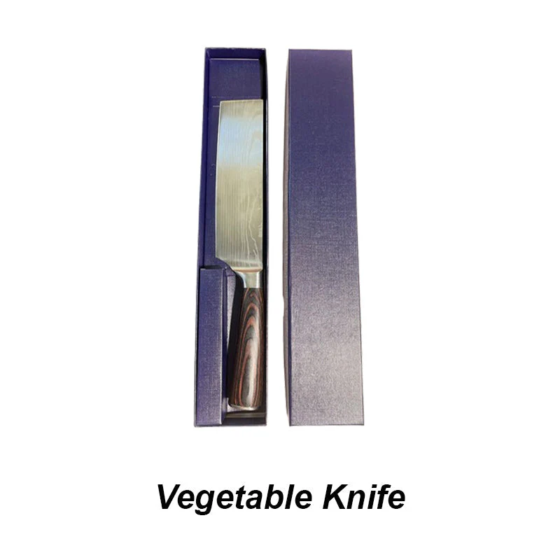🔪🔪🔪Couteau de cuisine polyvalent à manche en bois - Image 13