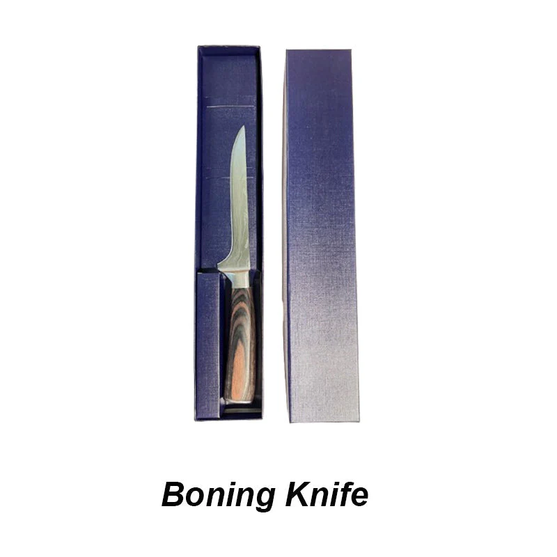 🔪🔪🔪Couteau de cuisine polyvalent à manche en bois - Image 9