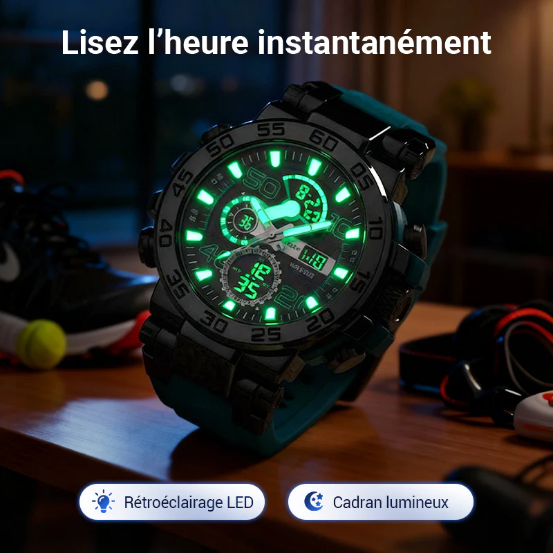 📢📢60% DE RÉDUCTION !!! 🎅Montre digitale multifonctionnelle LED étanche - Image 3