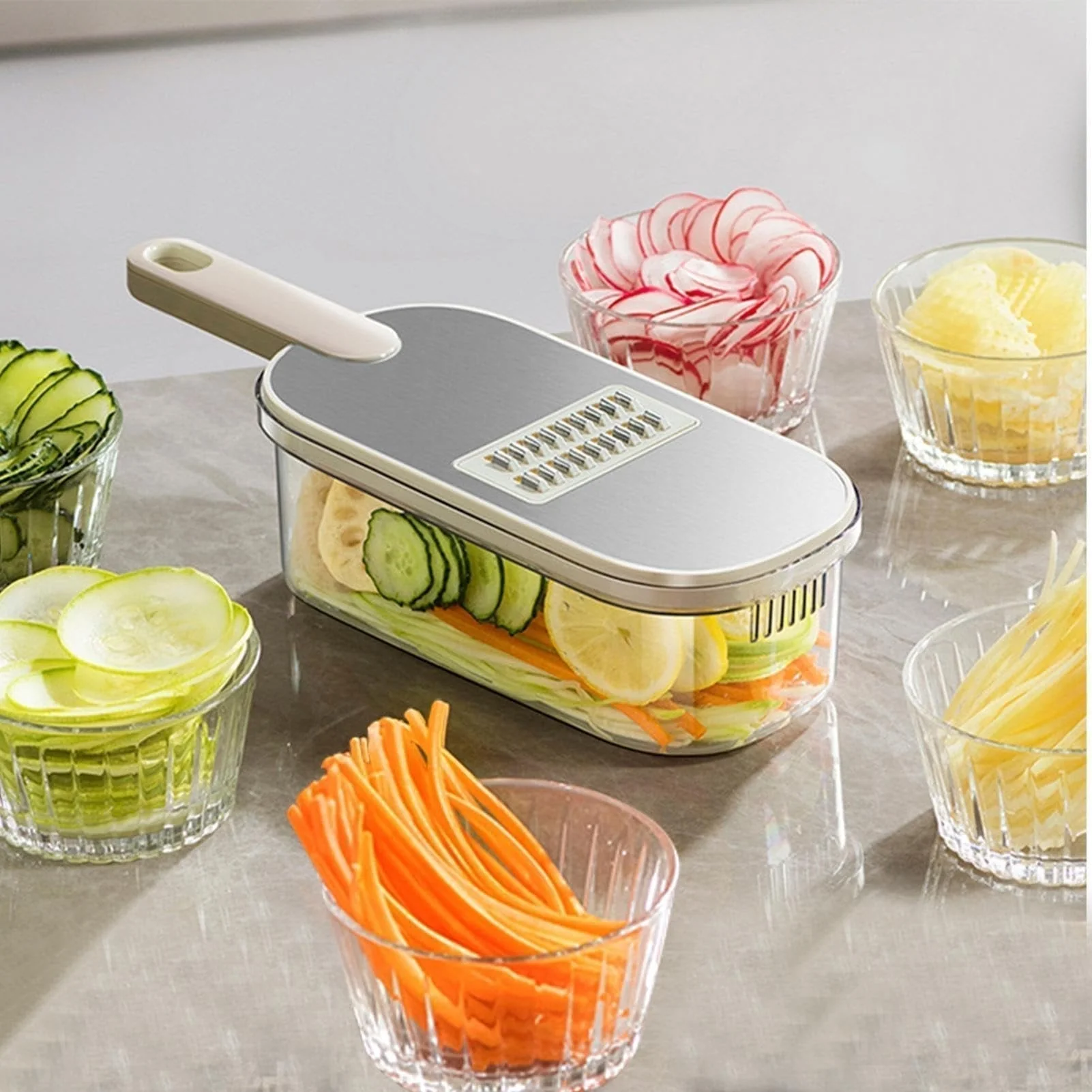 🔥 Offre à durée limitée de60% 🔥 Trancheuse de légumes multifonctions - Image 2