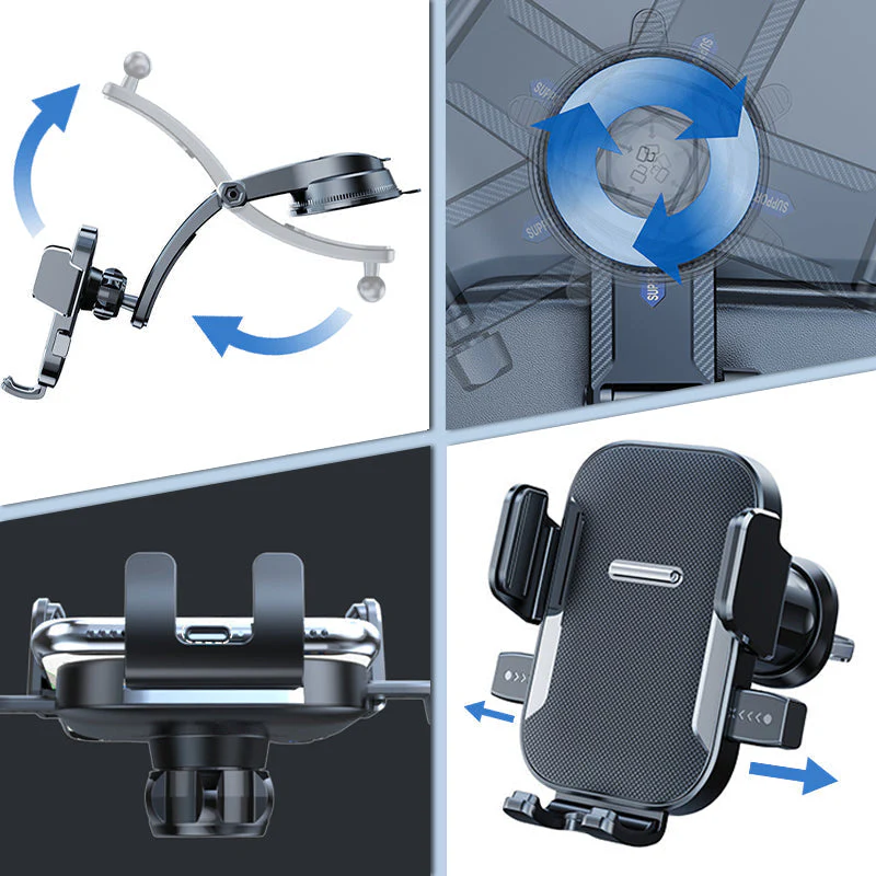 Multifunctional Suction Cup Car Phone Holder - Image 6