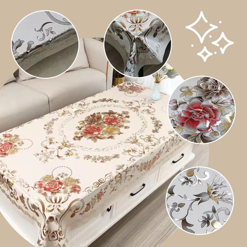 📢📢60 % DE RÉDUCTION !!⏰Nappe multifonctionnelle imperméable et oléofuge à motif floral - Image 3