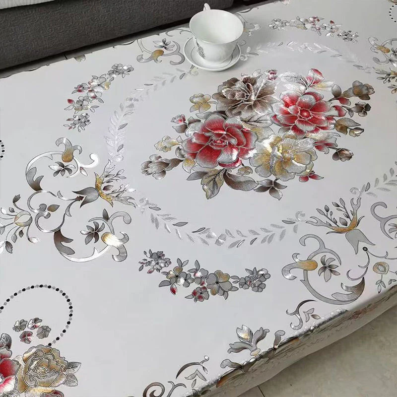 📢📢60 % DE RÉDUCTION !!⏰Nappe multifonctionnelle imperméable et oléofuge à motif floral - Image 5