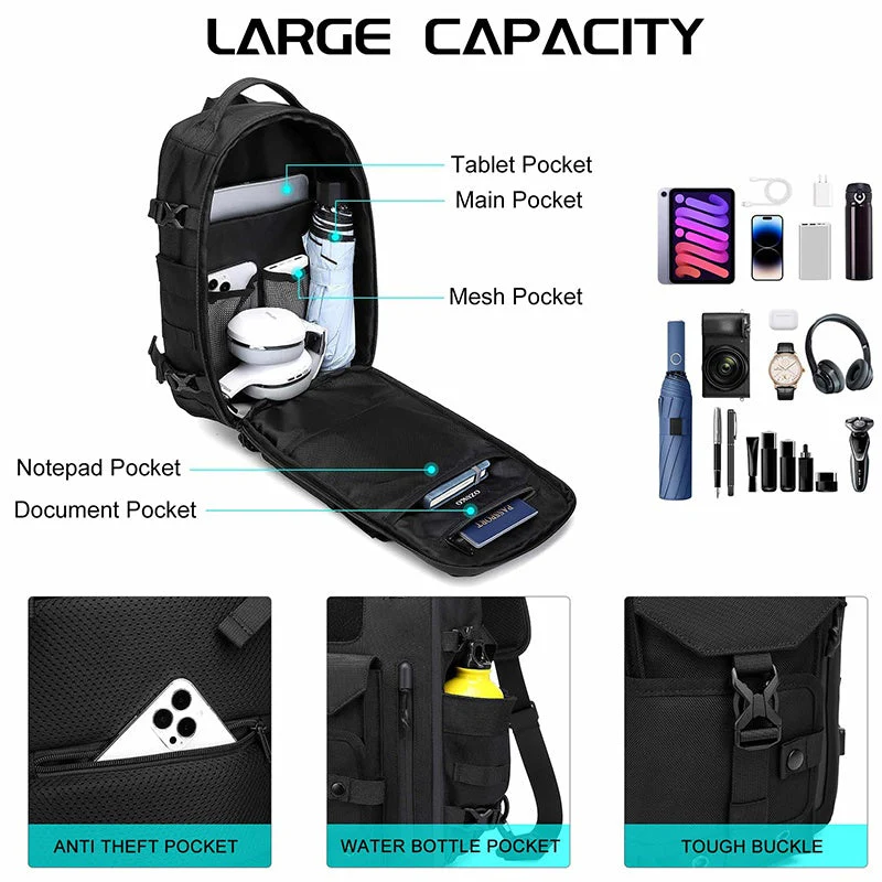 🎒Sac à dos Multi - usage anti - vol voyage tactique Sling - Image 6