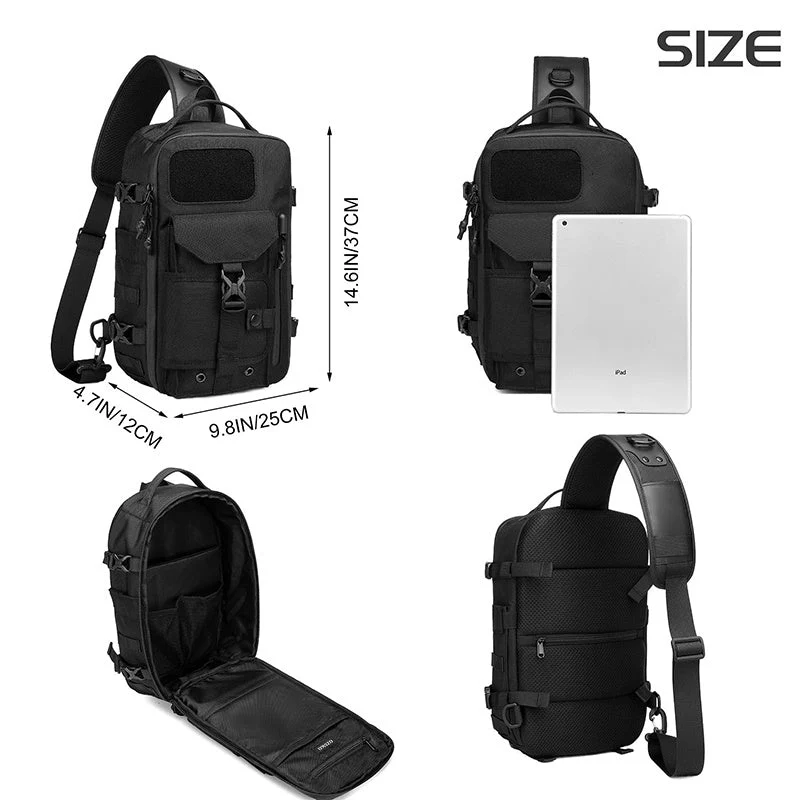 🎒Sac à dos Multi - usage anti - vol voyage tactique Sling - Image 7