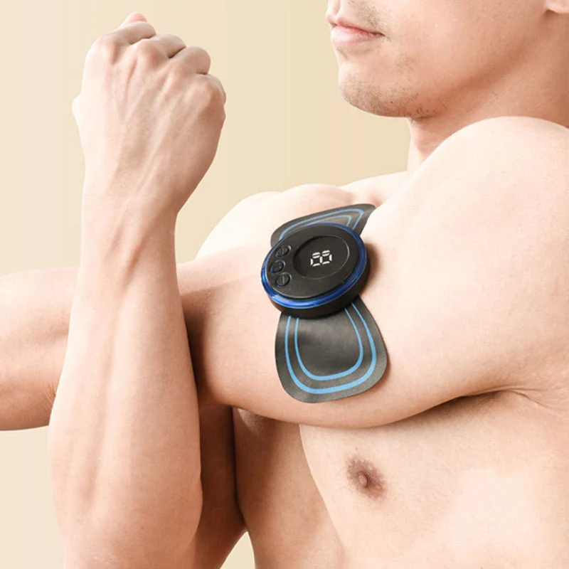 📢📢50 % de réduction !!!✨Masseur portable 8 modes + écran LCD : soulagement musculaire discret, rechargeable & sans fil ! 💆♀️⚡ - Image 11