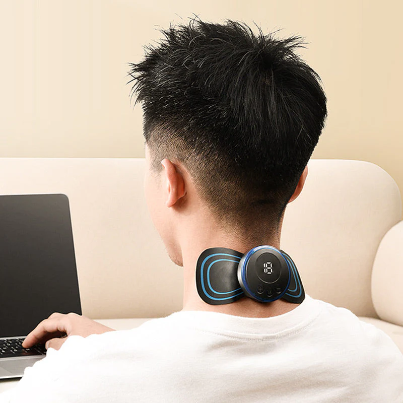 📢📢50 % de réduction !!!✨Masseur portable 8 modes + écran LCD : soulagement musculaire discret, rechargeable & sans fil ! 💆♀️⚡ - Image 15