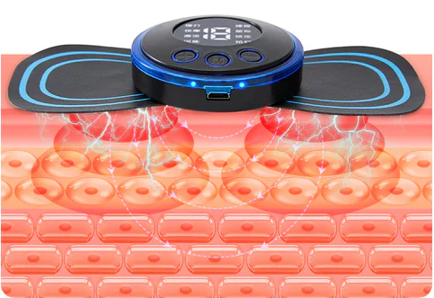 📢📢50 % de réduction !!!✨Masseur portable 8 modes + écran LCD : soulagement musculaire discret, rechargeable & sans fil ! 💆♀️⚡ - Image 7