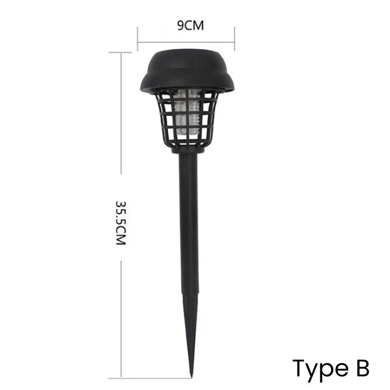 ✨Retour limité en été&Durée limitée Achetez 3 obtenez 2 gratuit✨🚫🦟Solar Mosquito Zapper Lamp Stake - Image 11
