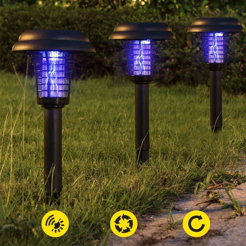 ✨Retour limité en été&Durée limitée Achetez 3 obtenez 2 gratuit✨🚫🦟Solar Mosquito Zapper Lamp Stake - Image 3