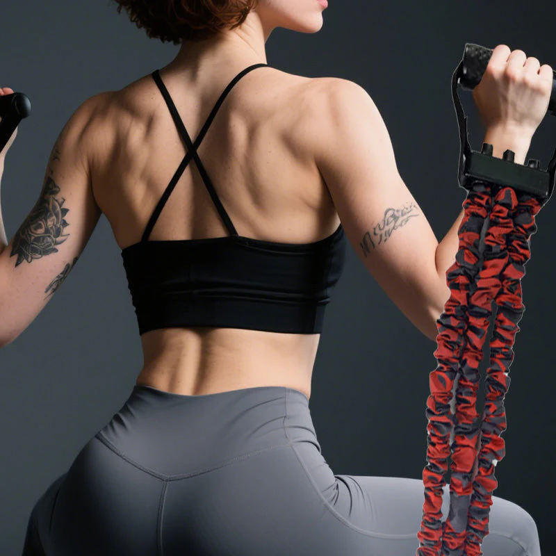 📢Réduction directe de 50% pour une durée limitée💪Stretcher de résistance à 3 trous en latex naturel - Image 7