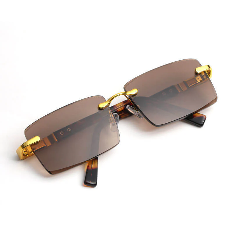 📢📢60 % de réduction !!!✨ Lunettes de soleil en cristal naturel - Protection UV400 & Légères, Idéales pour la conduite et les sorties ✨ - Image 8