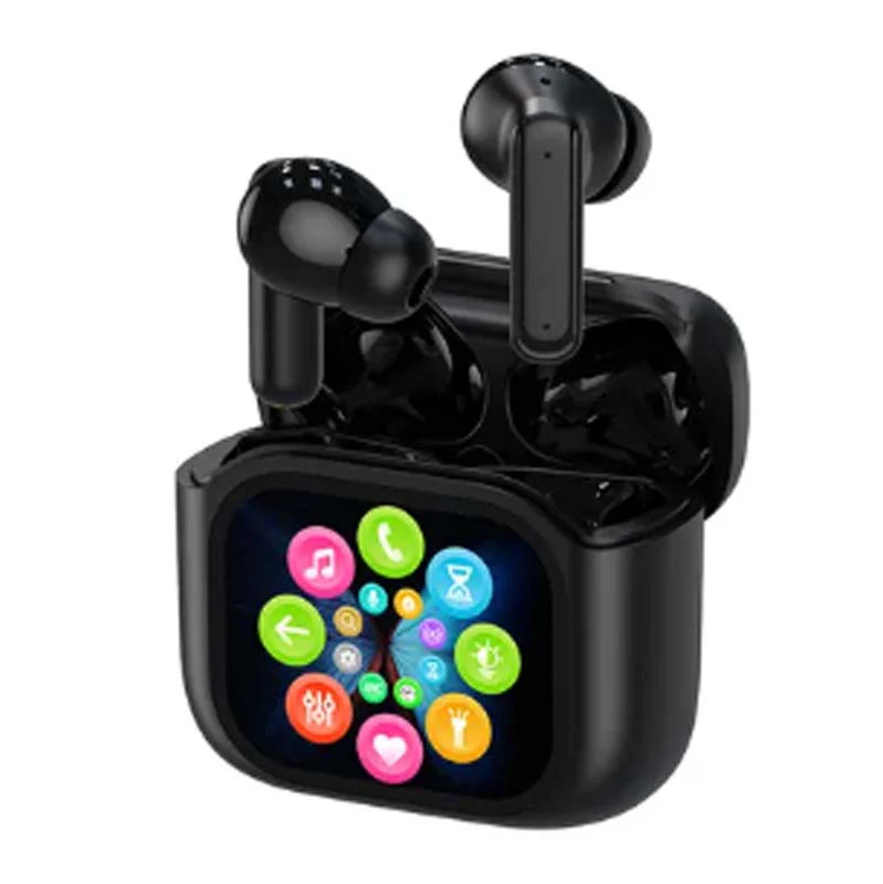 Écouteurs compacts à commande tactile et son clair 📍LED Full-Color Display📍 Active Noise Cancellation (ANC)📍 Touch Controls📍 Bluetooth 5.4 - Image 8