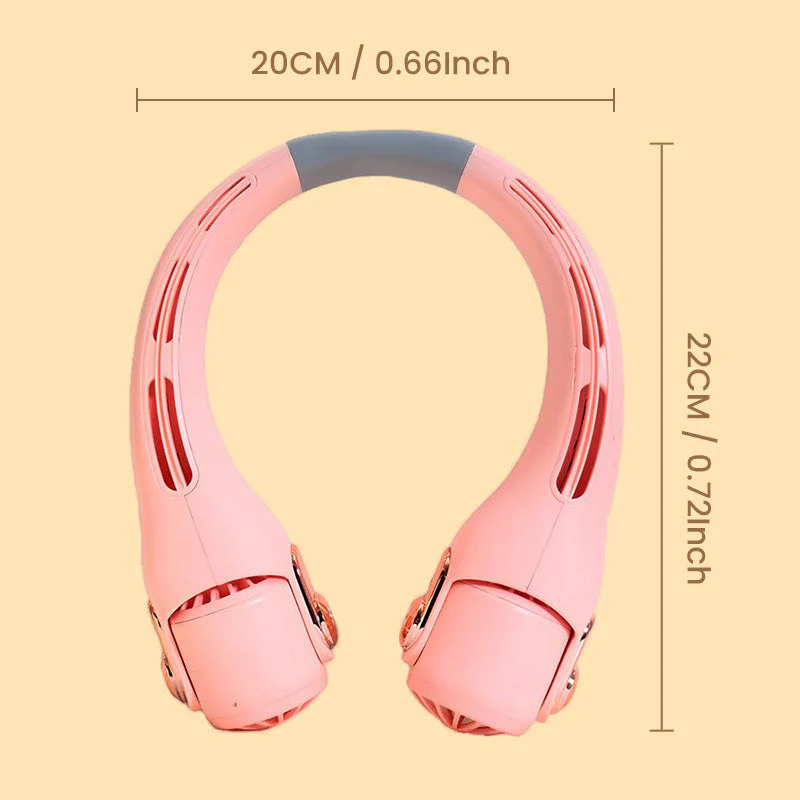 🍃🍃62% de réduction pour une durée limitée🌪️ à faible bruit pour l'été Ventilateur de cou portable - Image 9