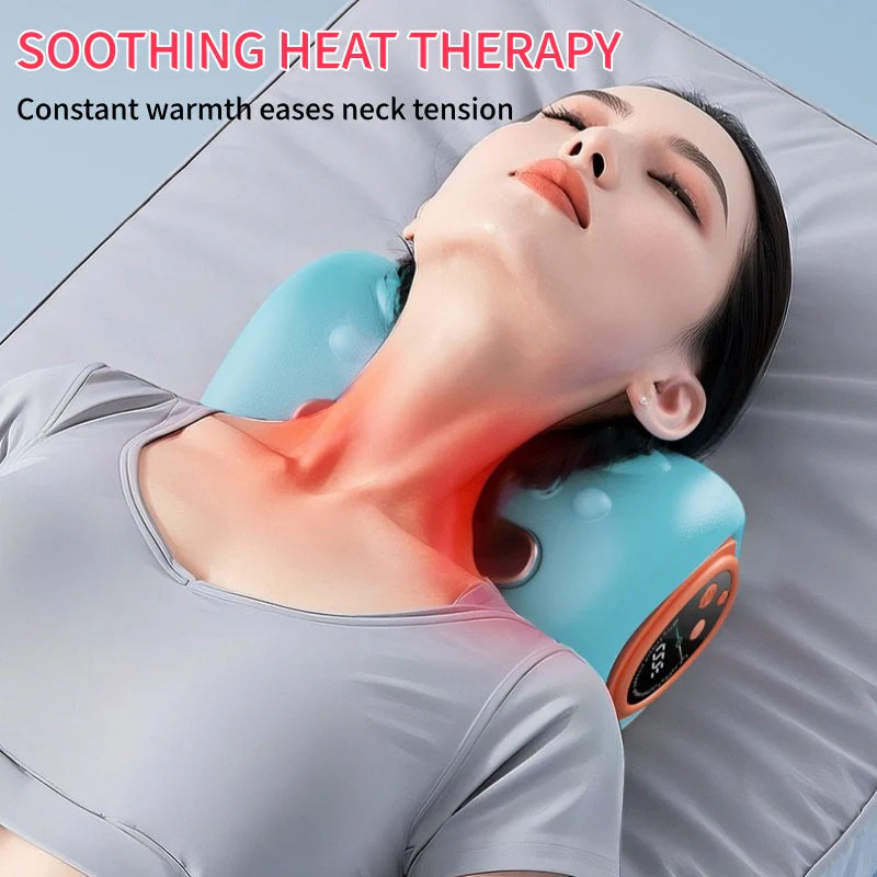 📢📢650% de réduction !! ⏰Oreiller masseur cervical avec chaleur - Image 3