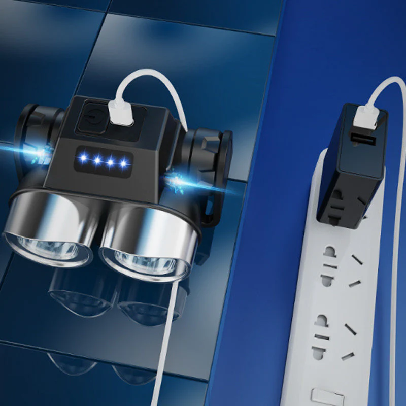 🚲50% de réduction !💡 Phare Vélo LED Rechargeable - Éclairage Puissant 3 Modes, Clip Réglable et Étanche IPX5 pour Nuit/Pluie 🌙🔋 - Image 8