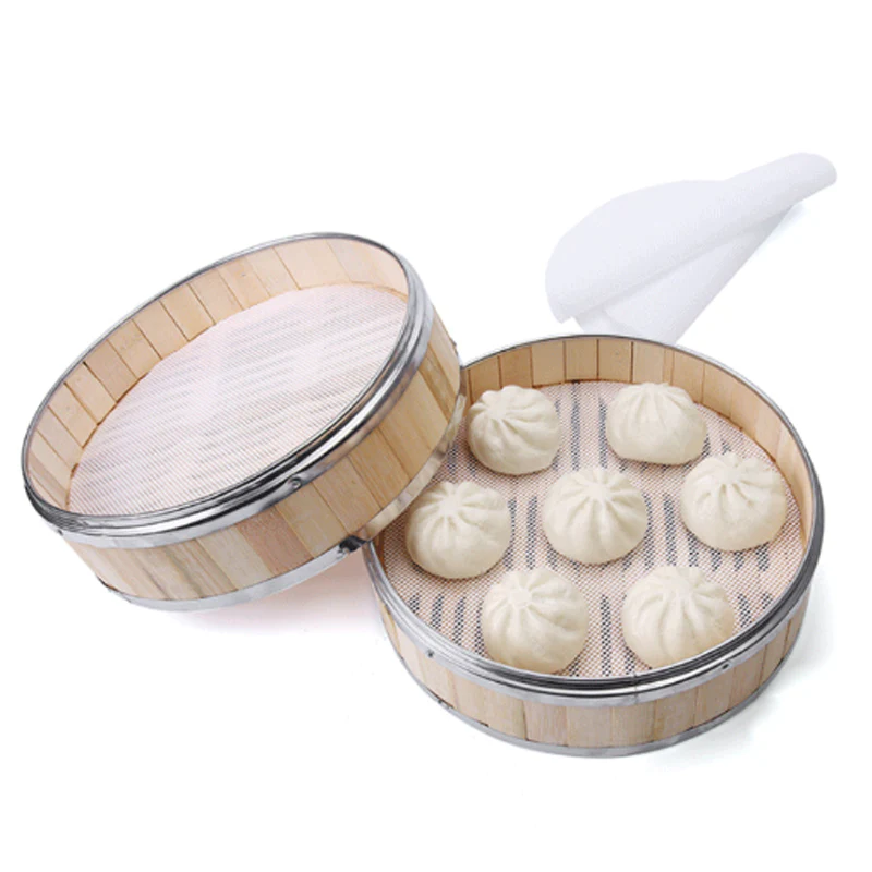 Non-Stick Silicone Round Steamer Mat for Buns & Dumplings - Image 7