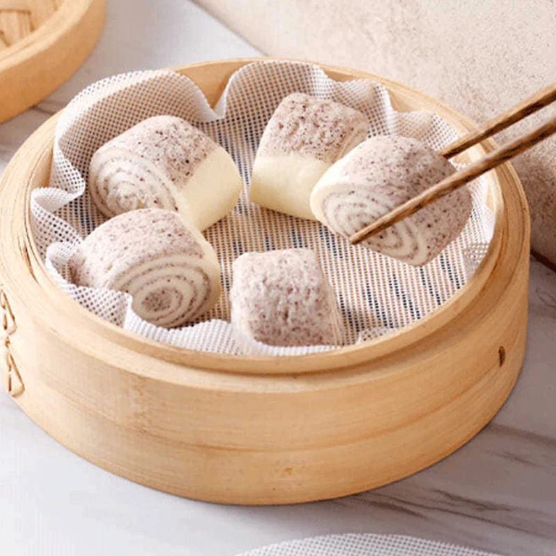 Non-Stick Silicone Round Steamer Mat for Buns & Dumplings - Image 8