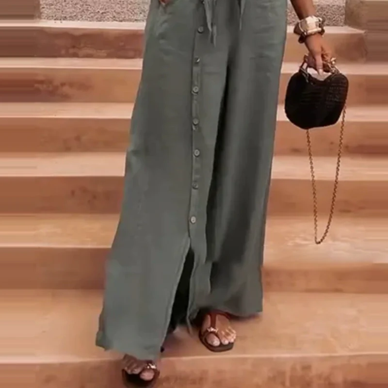 ⏳Durée limitée -52 %⏳Ensemble élégant 2 pièces de couleur unie pour femme(ensemble 2 pièces) - Image 7