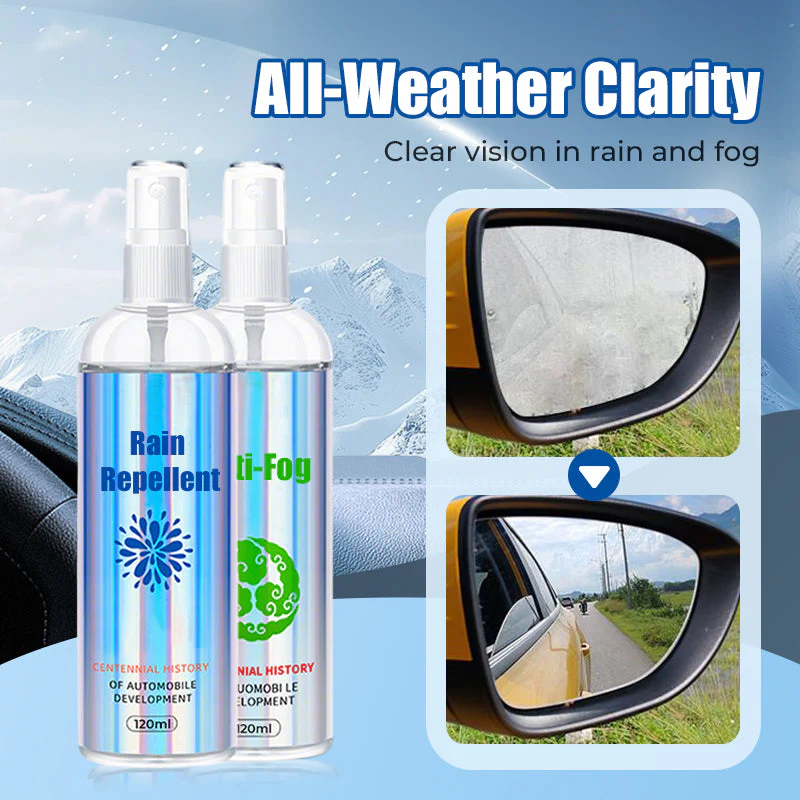 📢📢50% DE RÉDUCTION ! ✨Kit de revêtement anti-pluie et anti-buée pour vitres de voiture - Image 3