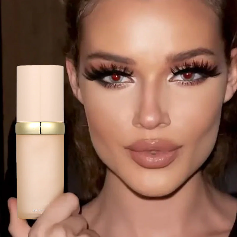 🌸Le premier choix de millions de femmes🌸Fond de teint liquide hydratant anti-cernes 4 en 1, protection solaire - Image 7