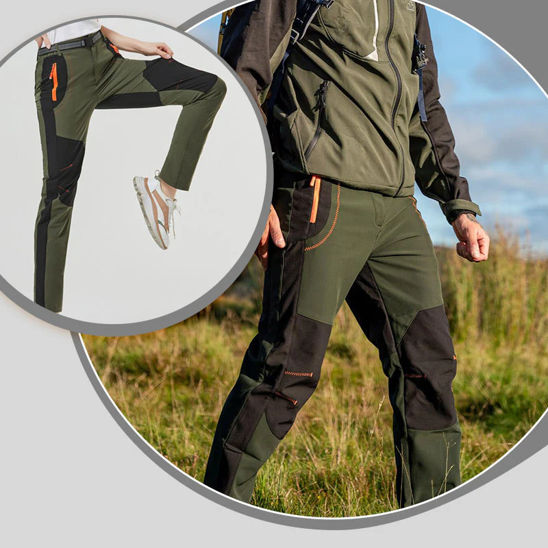 👖 60% DE RÉDUCTION! ✨ Pantalon de Randonnée - Coupe-Vent, Imperméable et Chaud avec Taille Élastique pour Randonnée et Voyages 🏔️🌧️