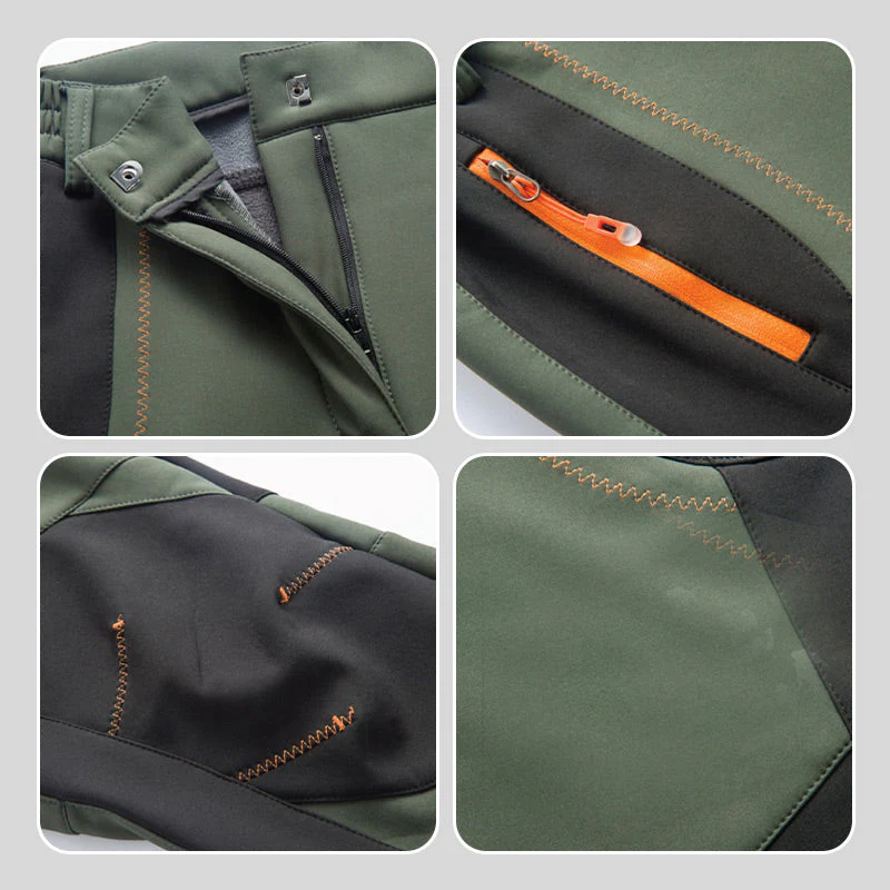 👖 60% DE RÉDUCTION! ✨ Pantalon de Randonnée - Coupe-Vent, Imperméable et Chaud avec Taille Élastique pour Randonnée et Voyages 🏔️🌧️ - Image 5