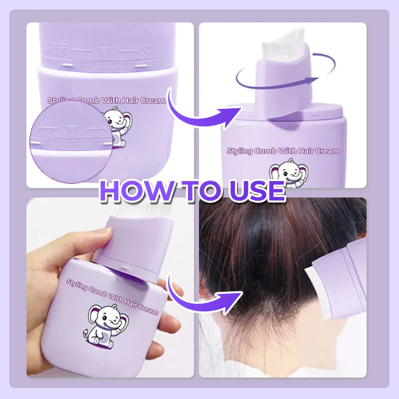 📢📢50 %  DE RÉDUCTION !! ⏰Peigne coiffant avec crème capillaire🦋Votre routine, en ordre✨ - Image 7