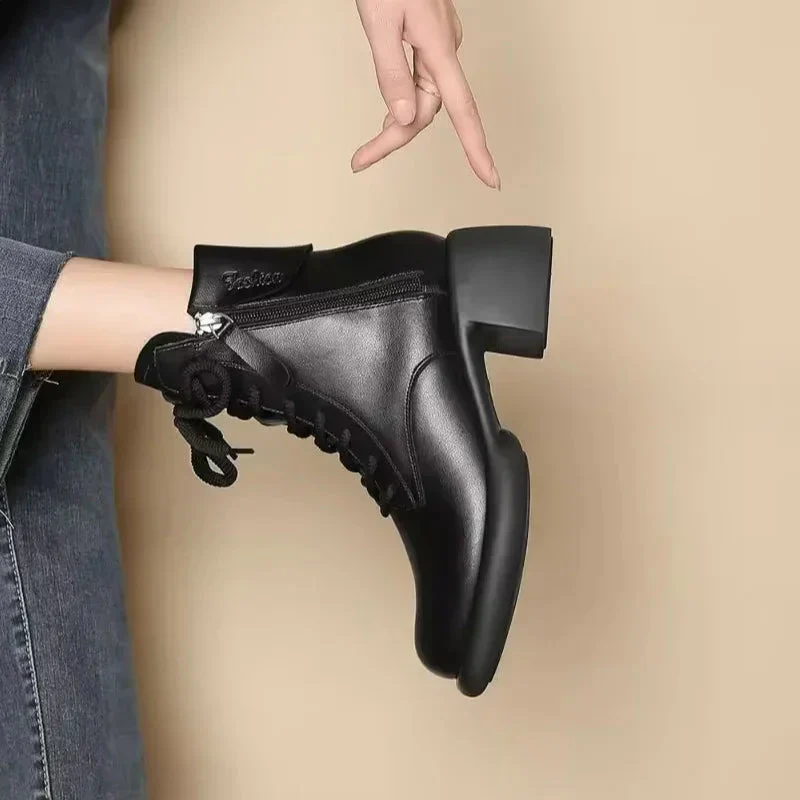 📢📢60 %  DE RÉDUCTION !! ⏰Le meilleur cadeau - Bottes pour femmes au style vintage élégant à la française - Image 5