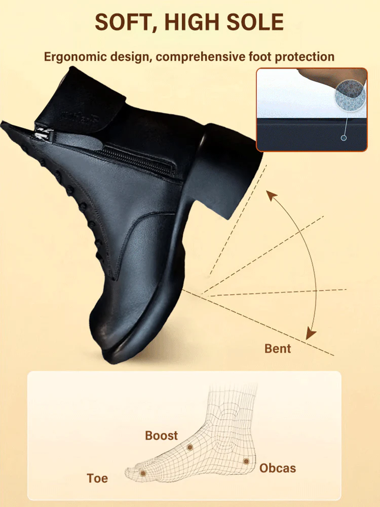 📢📢60 %  DE RÉDUCTION !! ⏰Le meilleur cadeau - Bottes pour femmes au style vintage élégant à la française - Image 6