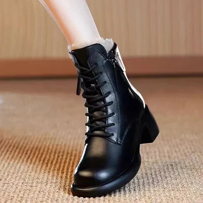 📢📢60 %  DE RÉDUCTION !! ⏰Le meilleur cadeau - Bottes pour femmes au style vintage élégant à la française - Image 8