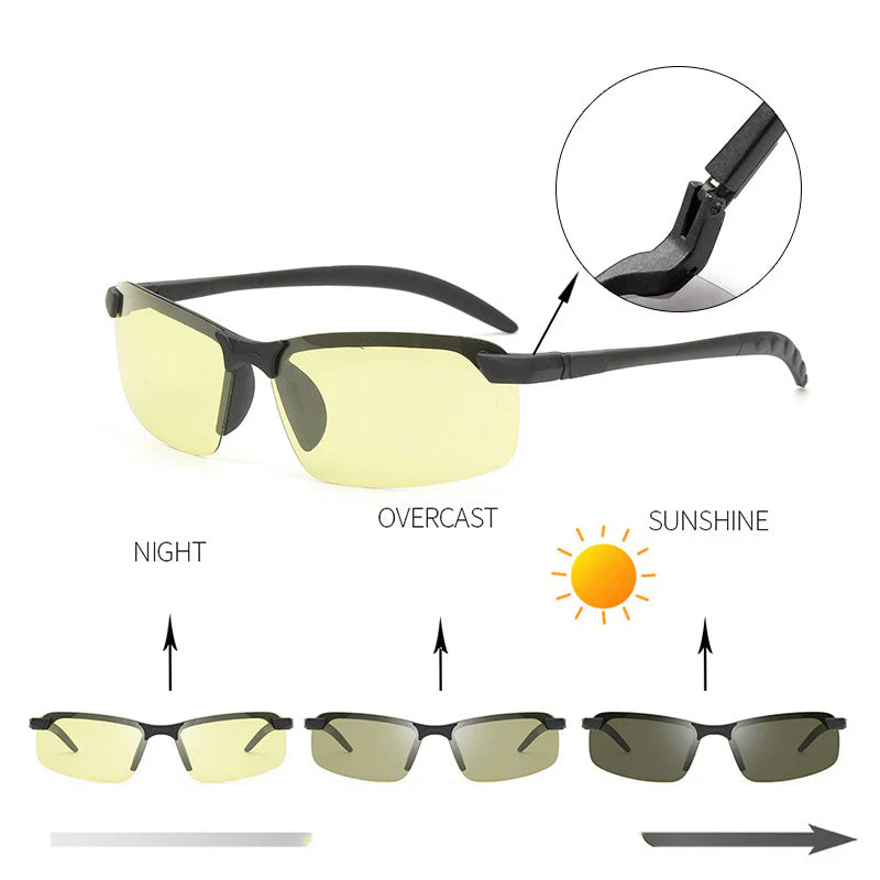 📢📢60 % de réduction !! ⏰Lunettes de soleil d'extérieur pour jour et nuit - Image 10