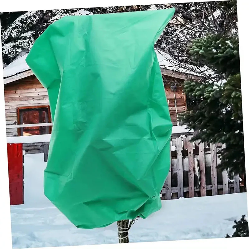 📢📢5 dernières heures : Grande vente⏰⏰🎄 Sac à cordon épais en tissu végétal Housses de protection contre le gel - Image 4