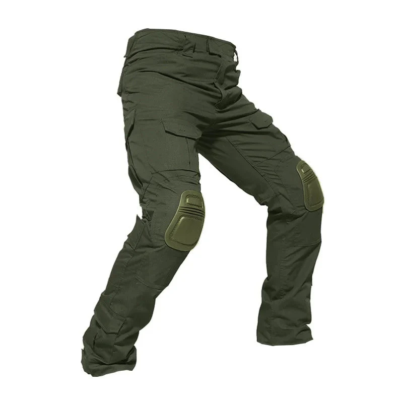 📢📢50 % de réduction !! ⏰Pantalon cargo tactique pour homme avec genouillères intégrées – Conçu pour la mobilité, la durabilité et un rangement prêt à l'emploi - Image 16