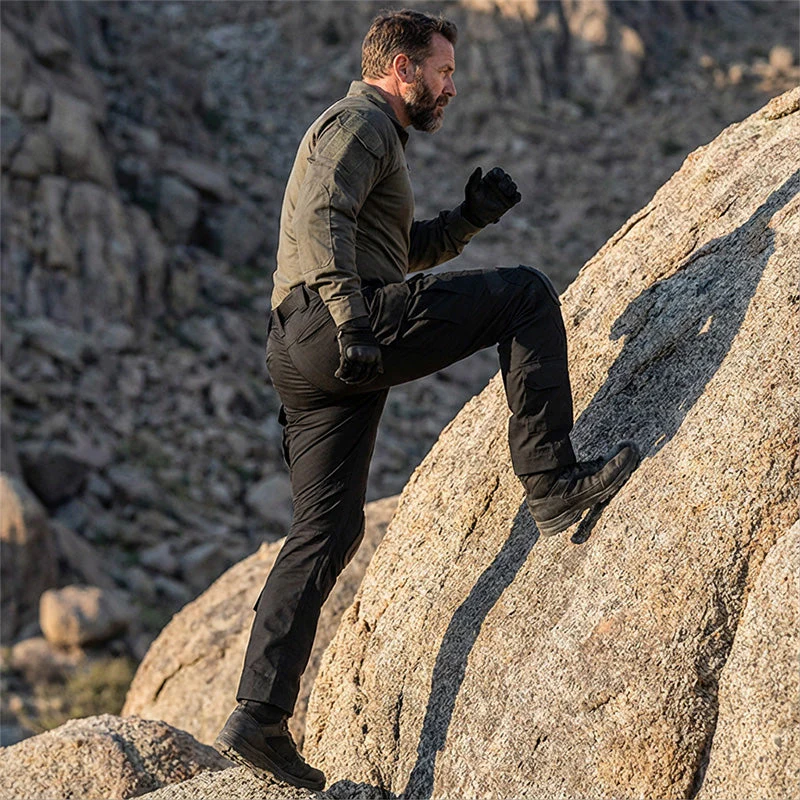 📢📢50 % de réduction !! ⏰Pantalon cargo tactique pour homme avec genouillères intégrées – Conçu pour la mobilité, la durabilité et un rangement prêt à l'emploi - Image 4