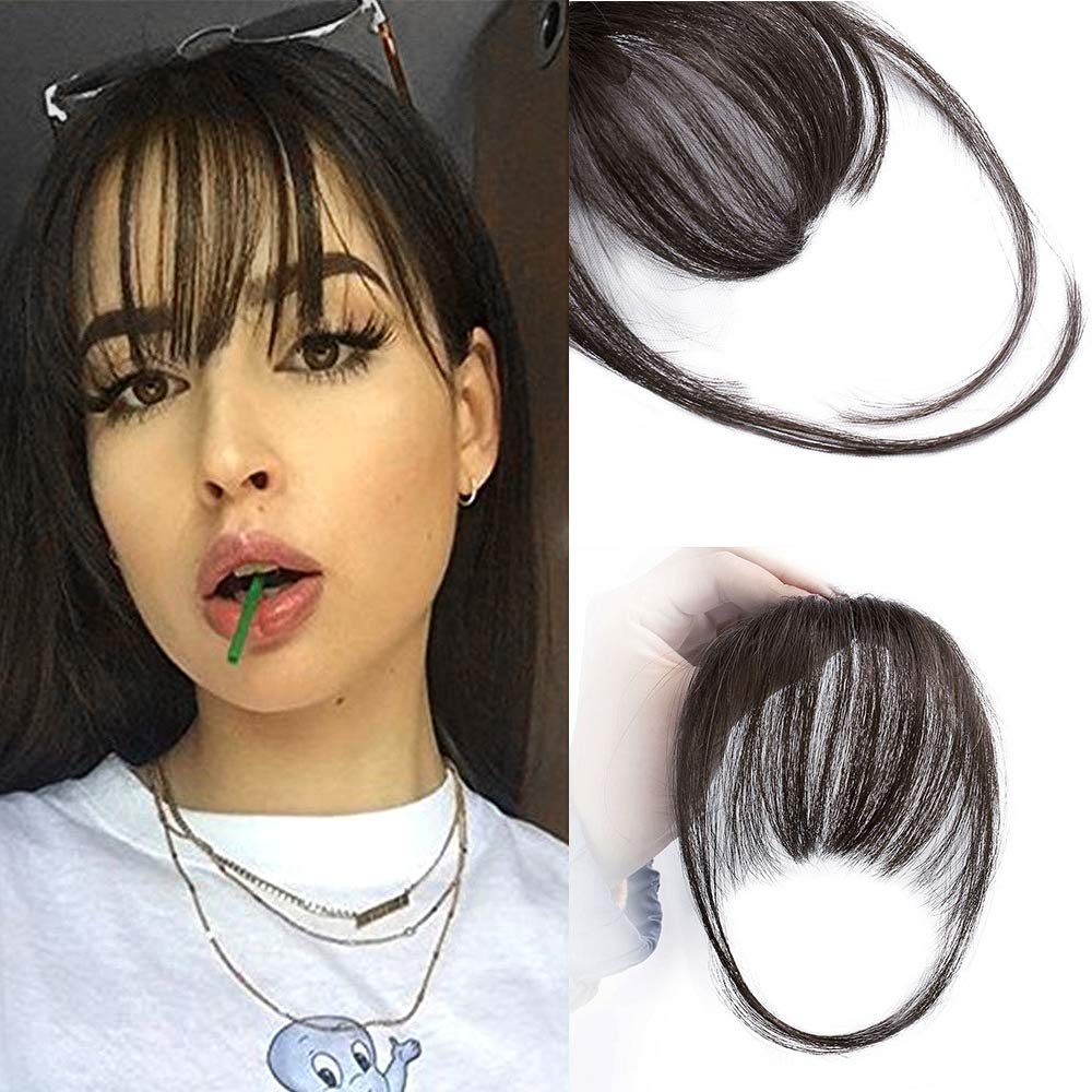 💥💥💖💖 Franges à clipser 100% extensions de cheveux authentiques franges aériennes💖💖💥💥 - Image 10
