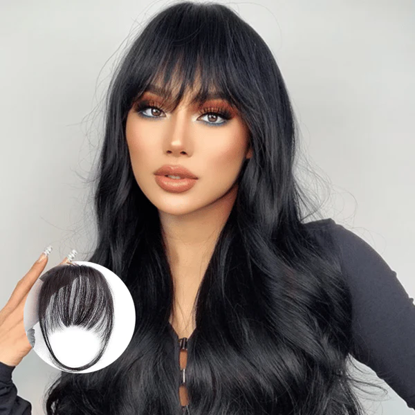 💥💥💖💖 Franges à clipser 100% extensions de cheveux authentiques franges aériennes💖💖💥💥 - Image 16