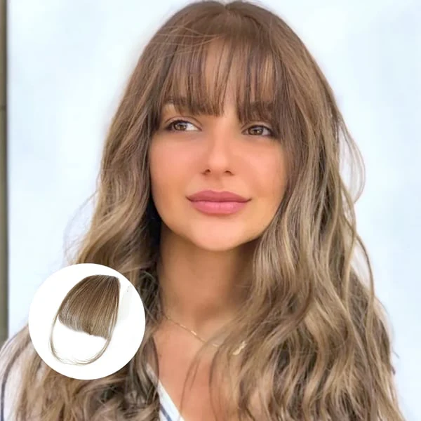 💥💥💖💖 Franges à clipser 100% extensions de cheveux authentiques franges aériennes💖💖💥💥 - Image 3