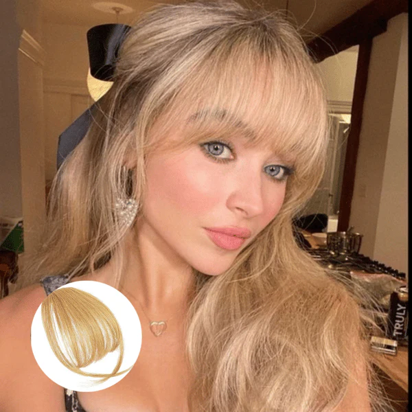 💥💥💖💖 Franges à clipser 100% extensions de cheveux authentiques franges aériennes💖💖💥💥 - Image 4