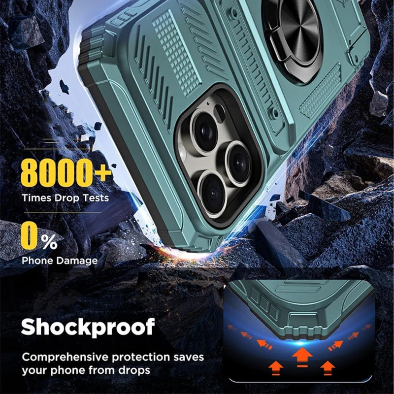 Coque iphone avec porte - cartes et porte - bagues - Image 4