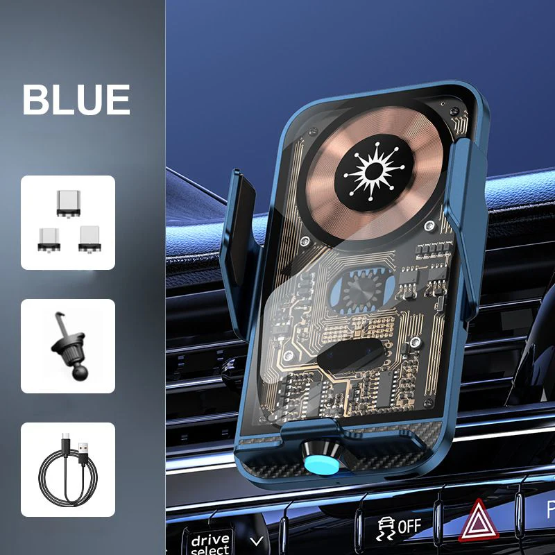 🔥Support de téléphone de voiture mécanique Support de charge🔥 sans fil - Image 8