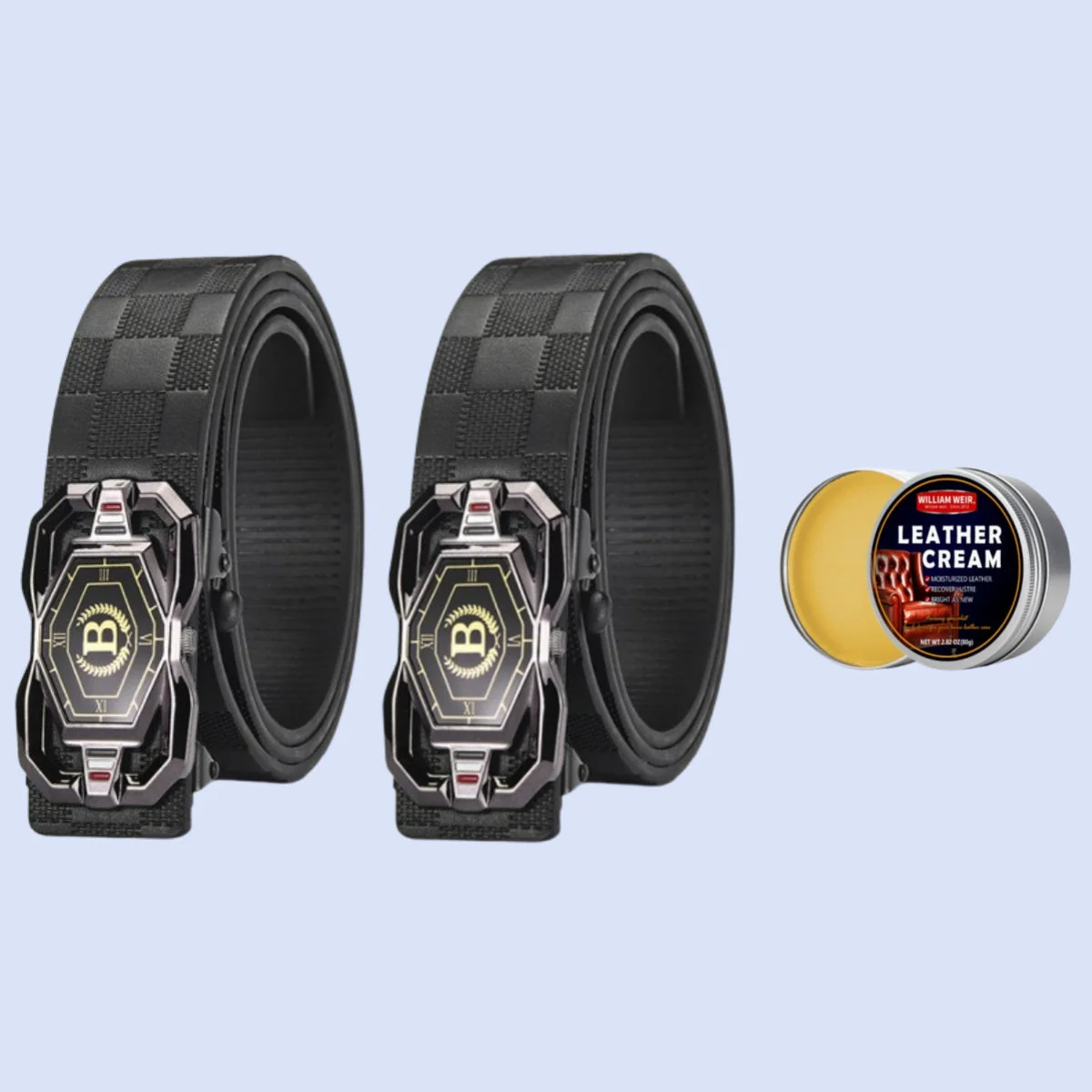 📢📢50 %  DE RÉDUCTION !! ⏰🐊Ceinture en cuir pour homme avec motif crocodile raffiné, boucle automatique et fabriquée en cuir de vachette. - Image 22
